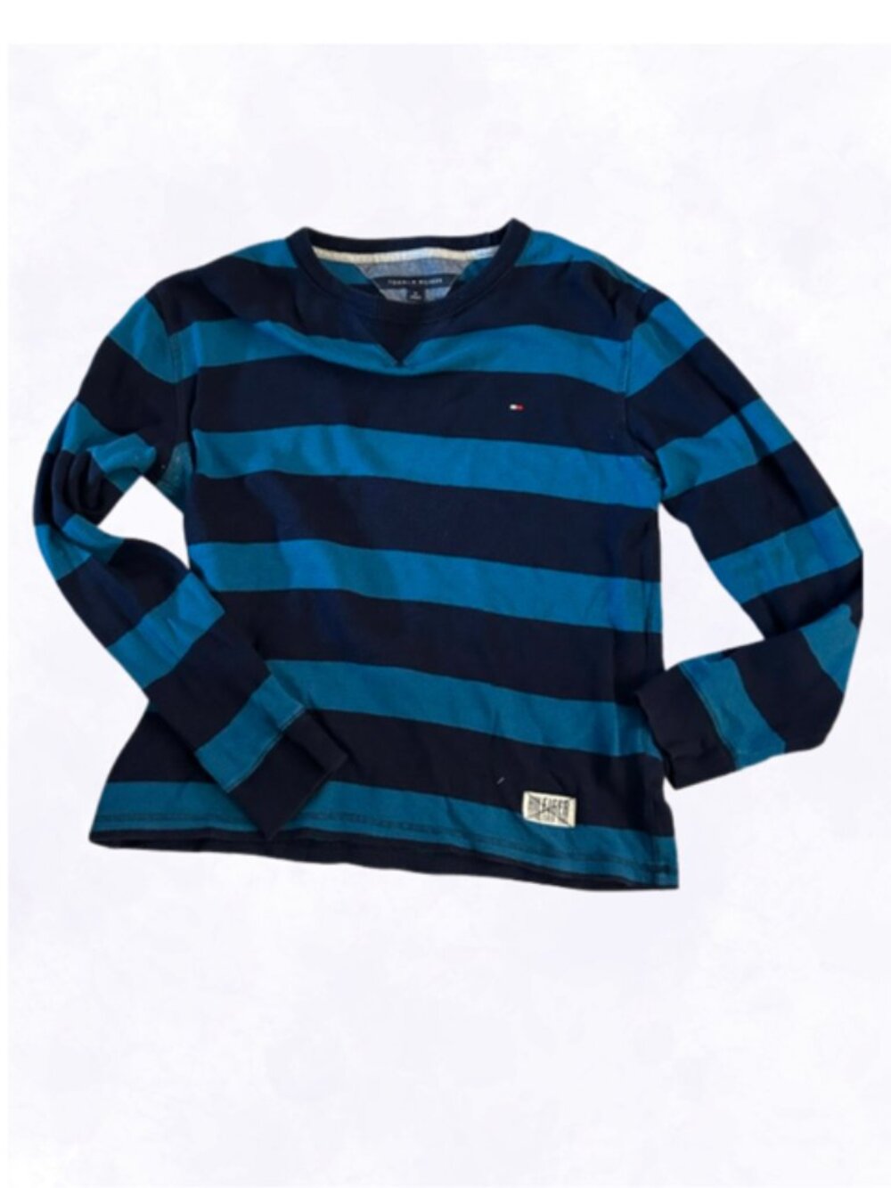 Tommy Hilfiger 100% cotton Men's Striped Sweater